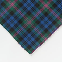 Cobertor De Velo Blue e Green Baird Clan Tartan