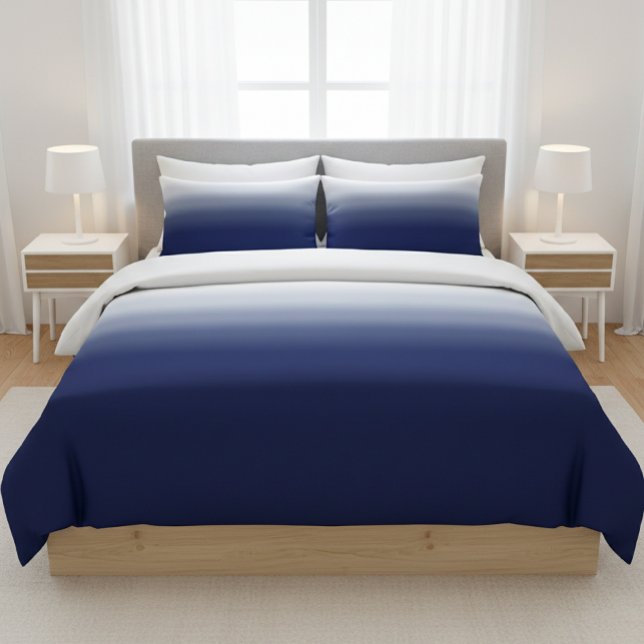 Cobertor De Velo Blue Gradient Fleece Blanket - Modern Eclectic  (Criador carregado)