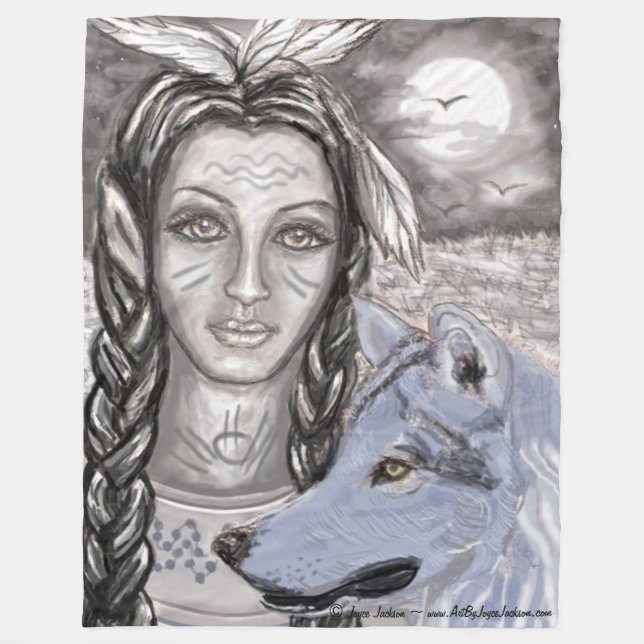 Cobertor De Velo Blue Guardian Fleece Blanket (Frente)