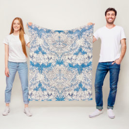 Cobertor De Velo Blue Honeysuckle (por William Morris)