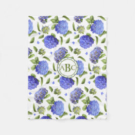 Cobertor De Velo Blue Hydrangeas