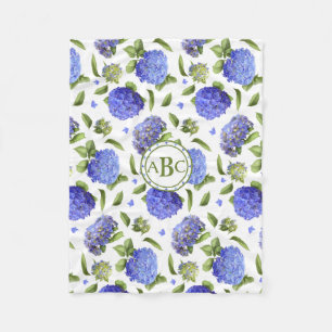 Cobertor De Velo Blue Hydrangeas