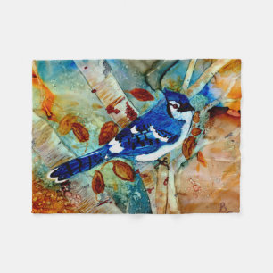 Cobertor De Velo Blue Jays nas árvores