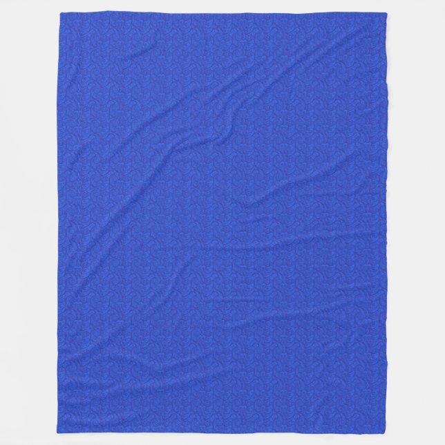 Cobertor De Velo Blue Paisley (Frente)
