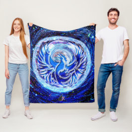 Cobertor De Velo Blue Phoenix Fleece Blanket