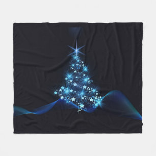Cobertor De Velo Blue Shine of Stars no Natal Dark