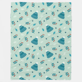 Cobertor De Velo Blue Winter Wonderland Blanket