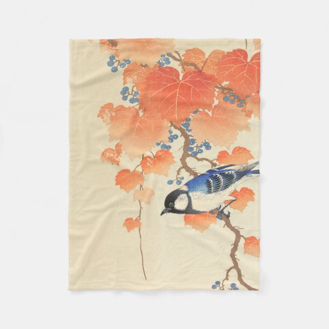 Cobertor De Velo Bluebird em árvore Paulownia (Frente)