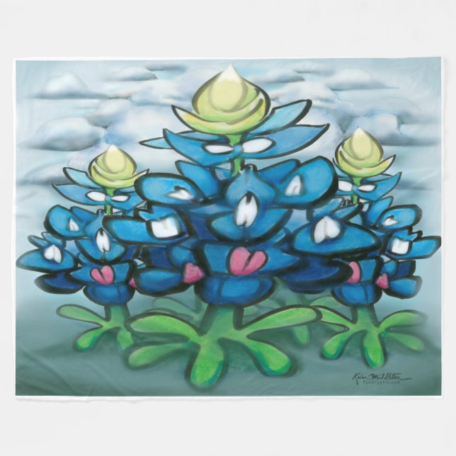 Cobertor De Velo Bluetooth Fleece Blanket (Frente (Horizontal))