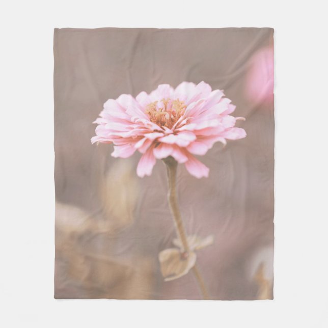 Cobertor De Velo Blush Pink Montana Wildflower (Frente)