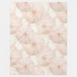 Cobertor De Velo Blush Pink Umbrellas
