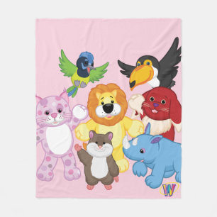 Cobertor De Velo Boa vinda a Webkinz!