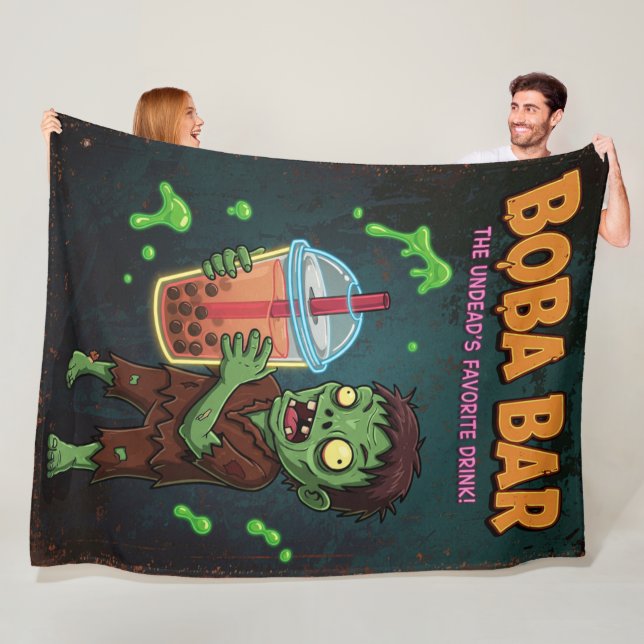 Cobertor De Velo Boba Bar – Fleece Blanket (In Situ)