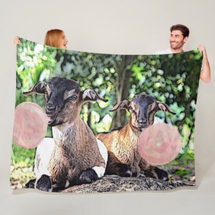 Cobertor De Velo BOCA Bubblegum Baby Goatsby GetYerGoat™