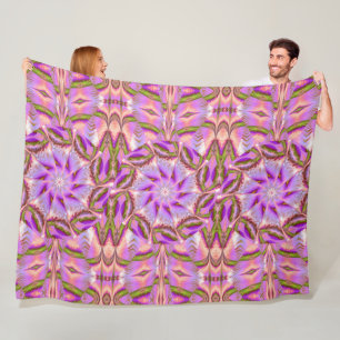 Cobertor De Velo Bohemian A Lily No Vale Floral Cozy