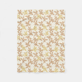 Cobertor De Velo Bohemian flora retro botanical plant 