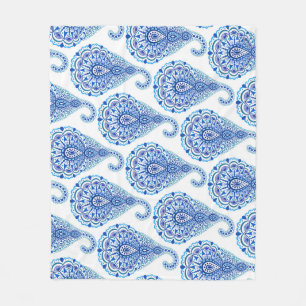 Cobertor De Velo Boho Chic Paisley Seamless Oriental