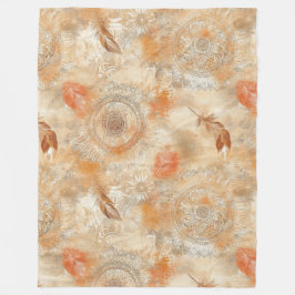 Cobertor De Velo Boho Dreamcatcher Mandala