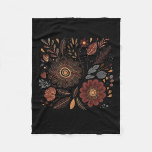 Cobertor De Velo Boho Floral Sutil Mensagem Oculta Anti Trump Flowe