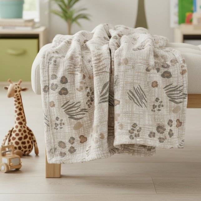 Cobertor De Velo Boho Safari Animal Prints Weave ID1274 (Criador carregado)