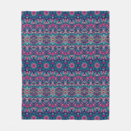 Cobertor De Velo Boho Style Pink Fleece Blanket