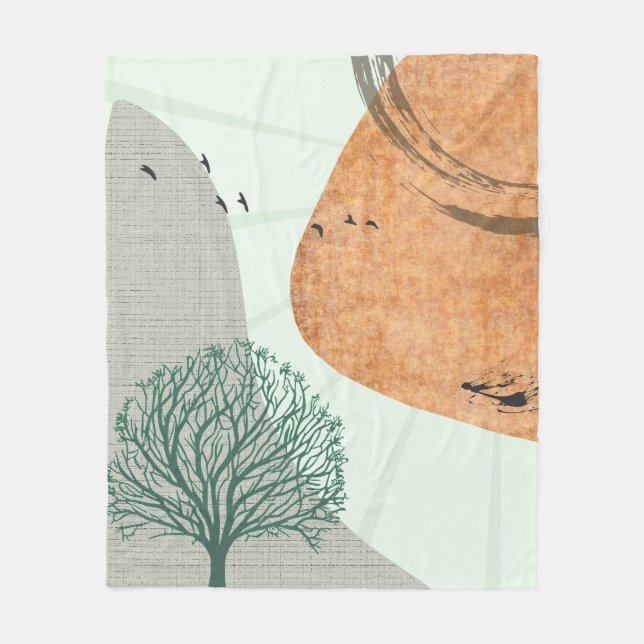 Cobertor De Velo Boho Tree (Frente)