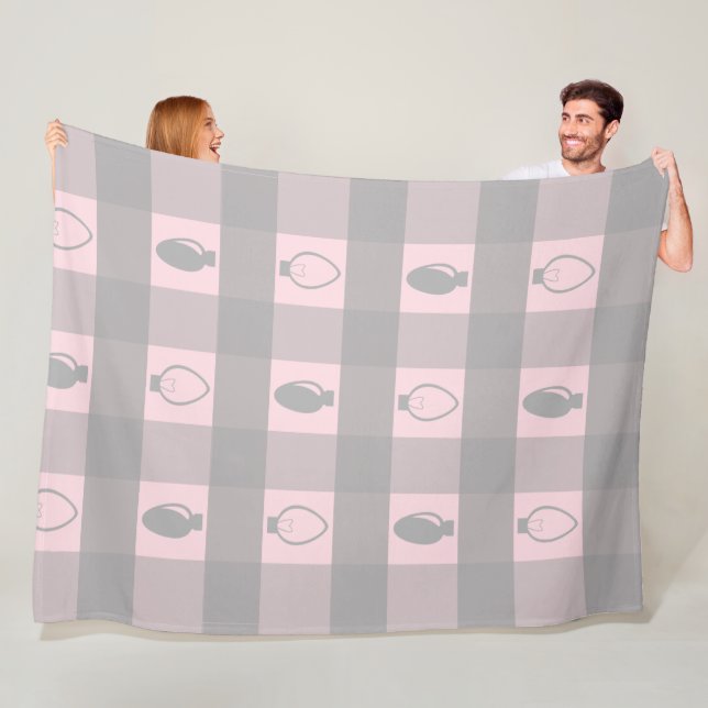 Cobertor De Velo Boias de Natal para Ornamento de Xadrezes de Buffa (In Situ)