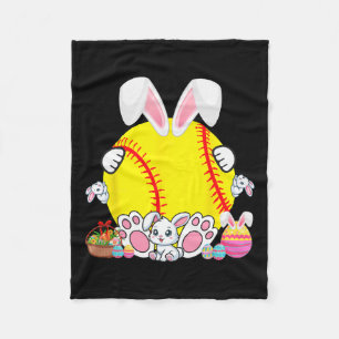 Cobertor De Velo Bola Bunny Sofball Fumaça Páscoa Jogador de Ventil