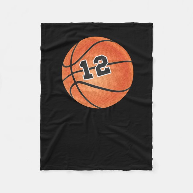 Cobertor De Velo Bola de Basquete 12 (Frente)