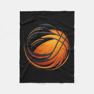 Cobertor De Velo Bola De Basquete Com Linhas