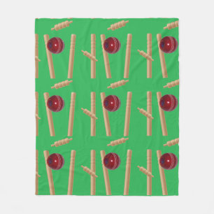 Cobertor De Velo Bola De Críquete Atingindo Pedaços, Média,