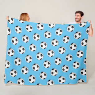 Cobertor De Velo Bola de Futebol Blanket