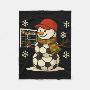 Cobertor De Velo Bola de Futebol Boneco de Neve Natal Divertido Men