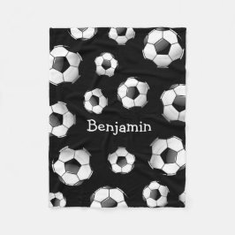 Cobertor De Velo Bola de futebol brilhante