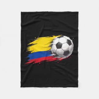 Cobertor De Velo Bola de Futebol Colômbia Bandeira da Colômbia