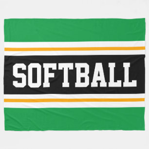 Cobertor De Velo BOLA DE SOFTBALL Brilhante - Grelhas Atléticas Neg