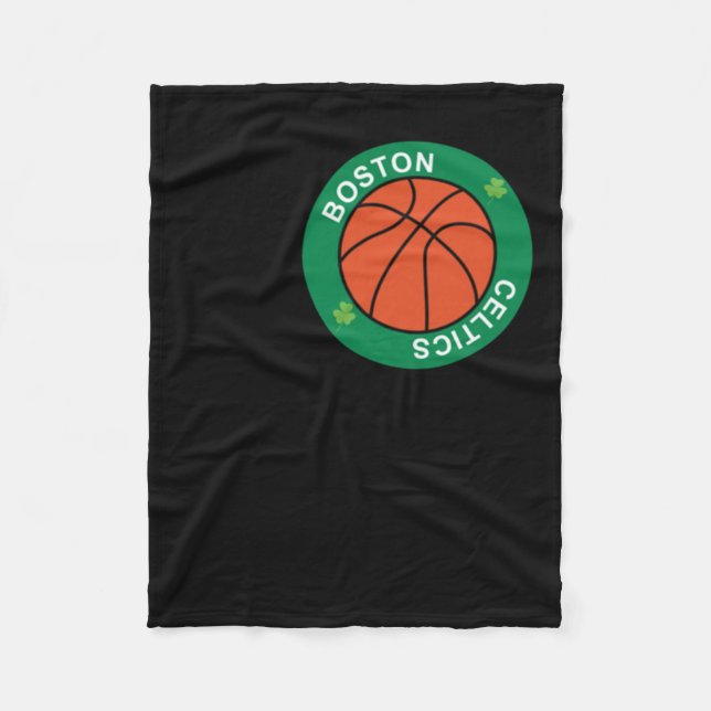 Cobertor De Velo Bola Dedicada Ao Basquete De Boston Celtics Te (Frente)