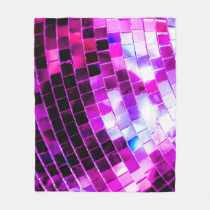 Cobertor De Velo Bola Disco de Espelho Roxo