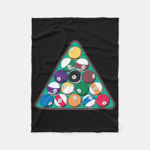 Cobertor De Velo Bolas de bilhar submetidas