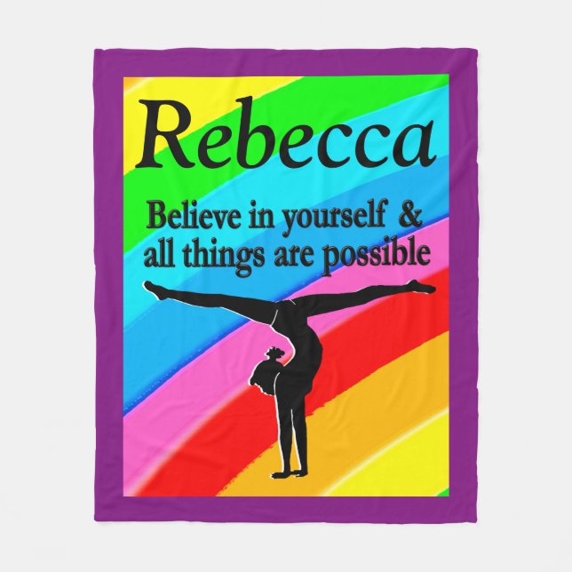 COBERTOR DE VELO BOLETA DE GINÁSTICA PERSONALIZADA DE BOVINO BRINCO (Frente)