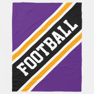 Cobertor De Velo BOLETIM Bold Diagonal Negro Roxo Real