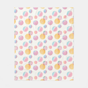 Cobertor De Velo Bolhas de chocolate Cozy Fleece Blanket