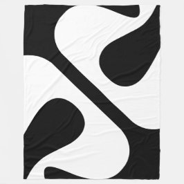 Cobertor De Velo Bolhas torcidas a negros e brancas modernas