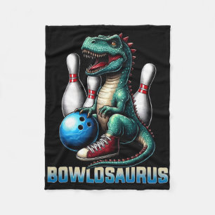 Cobertor De Velo Boliche do Dinossaur T-rex Graphic Funny Dino Bowl