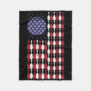 Cobertor De Velo Boliche Dos Eua Bandeira 4 De Julho Patriótico Bow