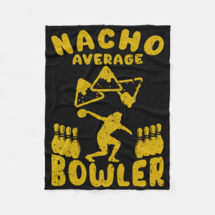 Cobertor De Velo Boliche Engraçado Nacho Média Bowler Cinco De Mayo