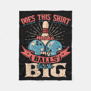Cobertor De Velo Boliche Esta Camisa Faz Meu Olho Grande 1