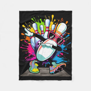Cobertor De Velo Boliche Pin Dabbing Sungles Bowler Player Kids Boy