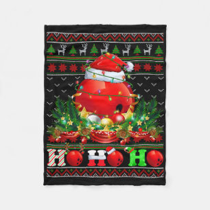 Cobertor De Velo Boliches Engraçadas Ll Xmas Árvore Luzes Feias Nat