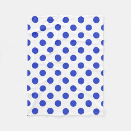 Cobertor De Velo Bolinhas azuis